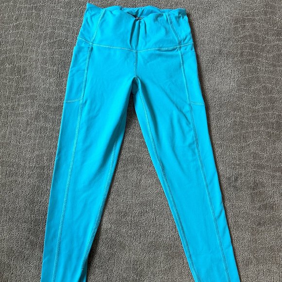 Victoria Sport Light Blue Leggings Size Small - Picture 1 of 4